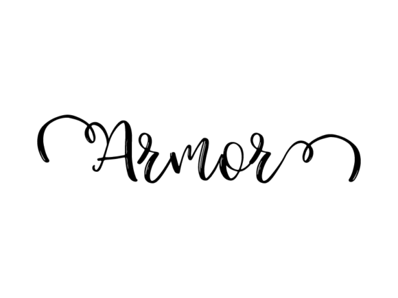 Armor Lettering: Hand-Drawn Vector Monochrome Graphics That Empower Your Creative Workflow