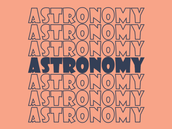 Astronomy Svg Cut File