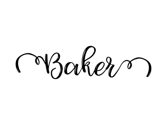 Baker Lettering: Hand-Drawn Vector Monochrome Graphic Lettering for Real Creative Work
