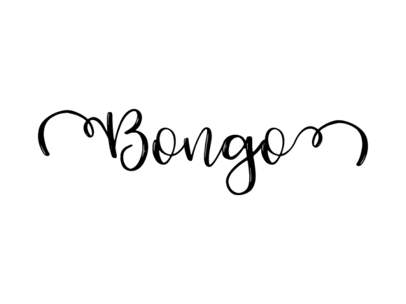 Bongo Lettering: Hand-Drawn Vector Magic