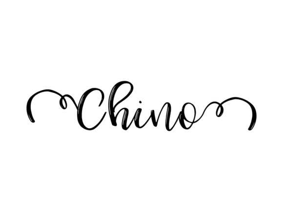 Chino Lettering: A Distinctive Hand-Drawn Vector Style for Versatile Design Applications